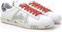 Premiata Witte Leren Sneakers met Contrasterende Patch White - Thumbnail 2