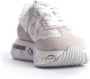 Premiata Lichtgrijze Suède Sneakers Cassie Multicolor Dames - Thumbnail 6