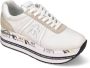Premiata Beth Sneakers van Suède en Stof Multicolor Dames - Thumbnail 6