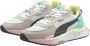 PUMA Wild Rider Layers Lage sneakers Leren Sneaker Dames Wit - Thumbnail 7