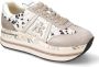 Premiata Stijlvolle sneakers met krokodilleneffect voor dames Beige Dames - Thumbnail 7