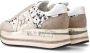 Premiata Stijlvolle sneakers met krokodilleneffect voor dames Beige Dames - Thumbnail 9