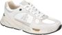 Premiata Moderne en stijlvolle grijze en witte sportschoenen White Dames - Thumbnail 2