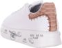Premiata Witte Leren Sneakers met Beige Details White Dames - Thumbnail 3