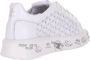 Premiata Witte Leren Veterschoenen met Geborduurde Details White Dames - Thumbnail 4