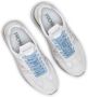 Premiata Witte en Blauwe Sneakers met Plateauzool White Dames - Thumbnail 14