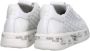 Premiata Belle 6283 Witte Leren Sneakers met Intricate Geperforeerde Borduursels White Dames - Thumbnail 5