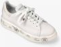 Premiata Lichtgewicht witte sneakers met gevlekte hak White Dames - Thumbnail 3
