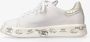 Premiata Lichtgewicht witte sneakers met gevlekte hak White Dames - Thumbnail 4