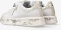 Premiata Lichtgewicht witte sneakers met gevlekte hak White Dames - Thumbnail 6