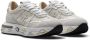 Premiata Sneakers van geperforeerde stof en suède Beige Dames - Thumbnail 5