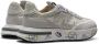 Premiata Sneakers van geperforeerde stof en suède Beige Dames - Thumbnail 6