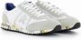 Premiata Heren Sneakers Lucyd 206E van leer en suède White Heren - Thumbnail 12