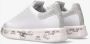 Premiata Witte Leren Sneakers met Glitter Inzetstukken White Dames - Thumbnail 10