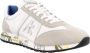 Premiata Heren Sneakers Lucyd 206E van leer en suède White Heren - Thumbnail 15