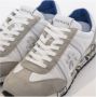 Premiata Stijlvolle witte en grijze sneakers voor heren White Heren - Thumbnail 2