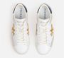 Premiata Witte Leren Sneakers met Cammel Detail Multicolor Heren - Thumbnail 6
