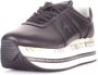 Premiata Zwarte Leren Sneakers met Python Detail Black Dames - Thumbnail 6