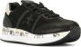 Premiata Kwaliteitslederen sneakers met glamoureuze details Black Dames - Thumbnail 10