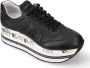 Premiata Beth sneakers met plateauzool Zwart - Thumbnail 11
