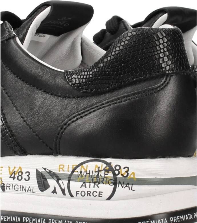 Premiata Beth sneakers met plateauzool Zwart - Foto 13