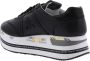 Premiata Beth sneakers met plateauzool Zwart - Thumbnail 5