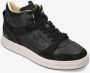 Premiata Midquinn 6022 Zwarte Leren Basketbalsneakers Black Heren - Thumbnail 4