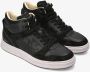 Premiata Midquinn 6022 Zwarte Leren Basketbalsneakers Black Heren - Thumbnail 6