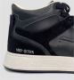 Premiata Basketbal-geïnspireerde Couture Sneakers met Brogue-details Black Heren - Thumbnail 12