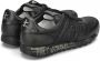 Premiata Eric Sneakers Zwart Leren en Nylon Design Black Heren - Thumbnail 3