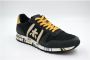 Premiata Heren Eric Zwart Geel Contrast Sneakers Black Heren - Thumbnail 15
