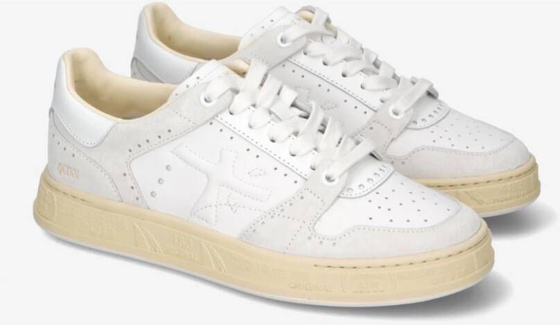 Premiata Sportieve Couture Sneakers met Brogue Details White Unisex