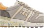 Premiata Sportieve Grijze Leren Sneakers - Thumbnail 4