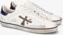 Premiata Vintage Leren Sneakers met Logo Detail White Heren - Thumbnail 5