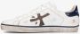 Premiata Vintage Leren Sneakers met Logo Detail White Heren - Thumbnail 9