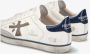 Premiata Vintage Leren Sneakers met Logo Detail White Heren - Thumbnail 12