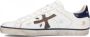 Premiata Steven Print Edition Wit Blauw Multicolor Heren - Thumbnail 4