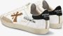 Premiata Leren sneakers met gehamerd effect en luipaardprint detail Multicolor - Thumbnail 3