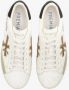 Premiata Leren sneakers met gehamerd effect en luipaardprint detail Multicolor - Thumbnail 4