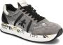 Premiata Verhoog je sneaker game met leren en stoffen sneakers Gray Dames - Thumbnail 4