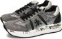 Premiata Verhoog je sneaker game met leren en stoffen sneakers Gray Dames - Thumbnail 6