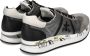 Premiata Verhoog je sneaker game met leren en stoffen sneakers Gray Dames - Thumbnail 7