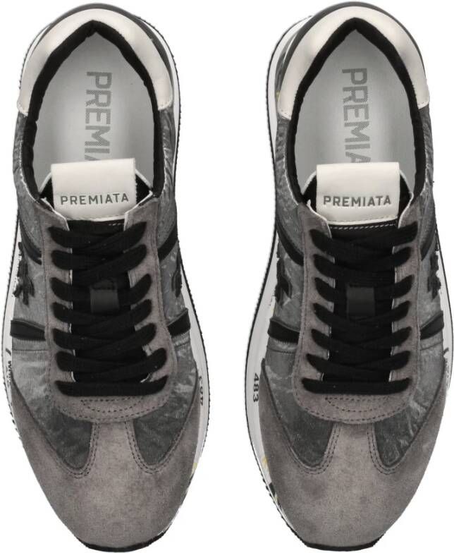 Premiata Stijlvolle Dames Sneakers met Unieke Patronen Gray Dames