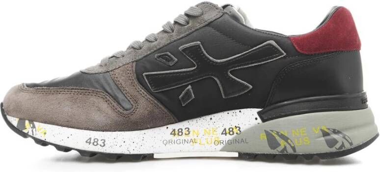 Premiata Stijlvolle Grijze Sneakers voor Heren Grijs Heren