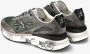 Premiata Groene platte schoenen lichtgewicht ontwerp Multicolor Heren - Thumbnail 10
