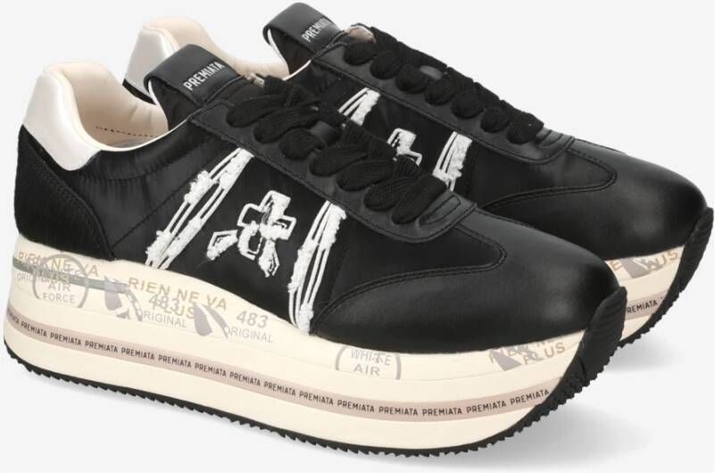Premiata Stijlvolle Sneakers voor Dagelijks Gebruik Black Dames