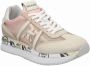 Premiata Conny 6245 Canvas en Suède Dames Sneakers Pink Dames - Thumbnail 4