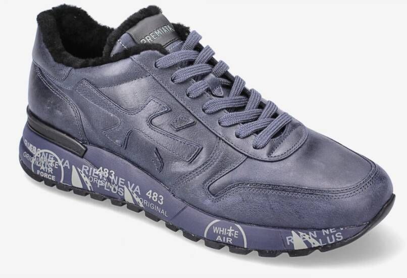 Premiata Stijlvolle Sneakers Blue Heren