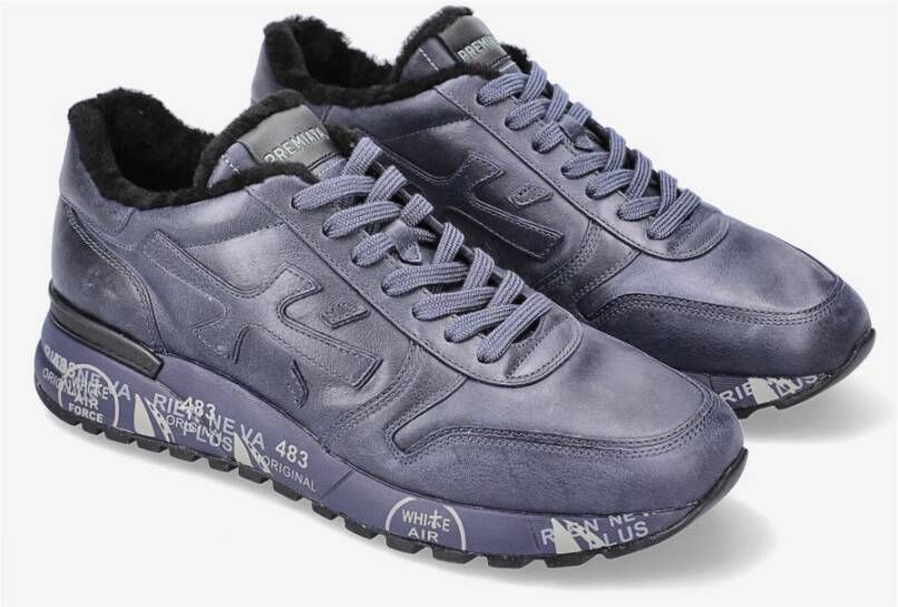 Premiata Stijlvolle Sneakers Blue Heren