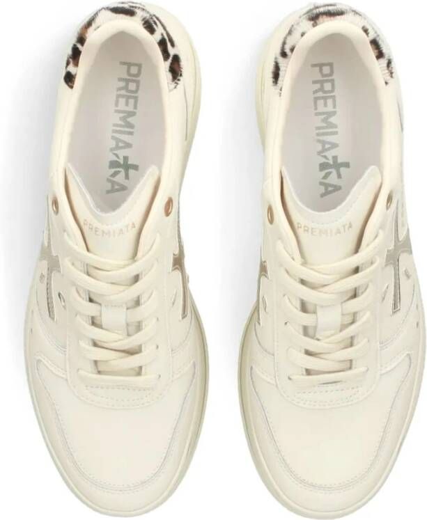 Premiata Stijlvolle Sneakers voor Mannen en Vrouwen Beige Dames